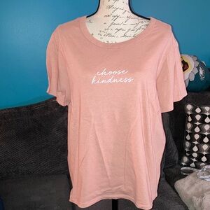 🎉4 for $20 Zoe + Liv Women's "Choose Kindness" graphic t-shirt, XXL